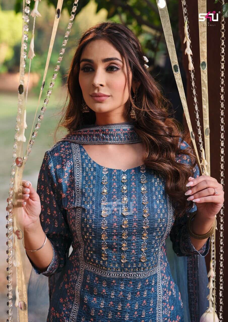 S4u Afreen Designer Wedding Party Salwar Suits Catalog collection 3