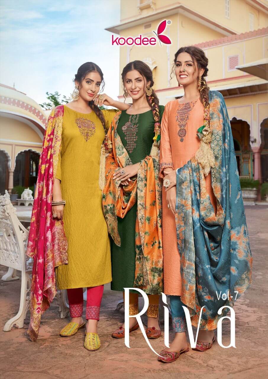 Koodee Riva vol 7 Embroidery Salwar Kameez Catalog collection 5