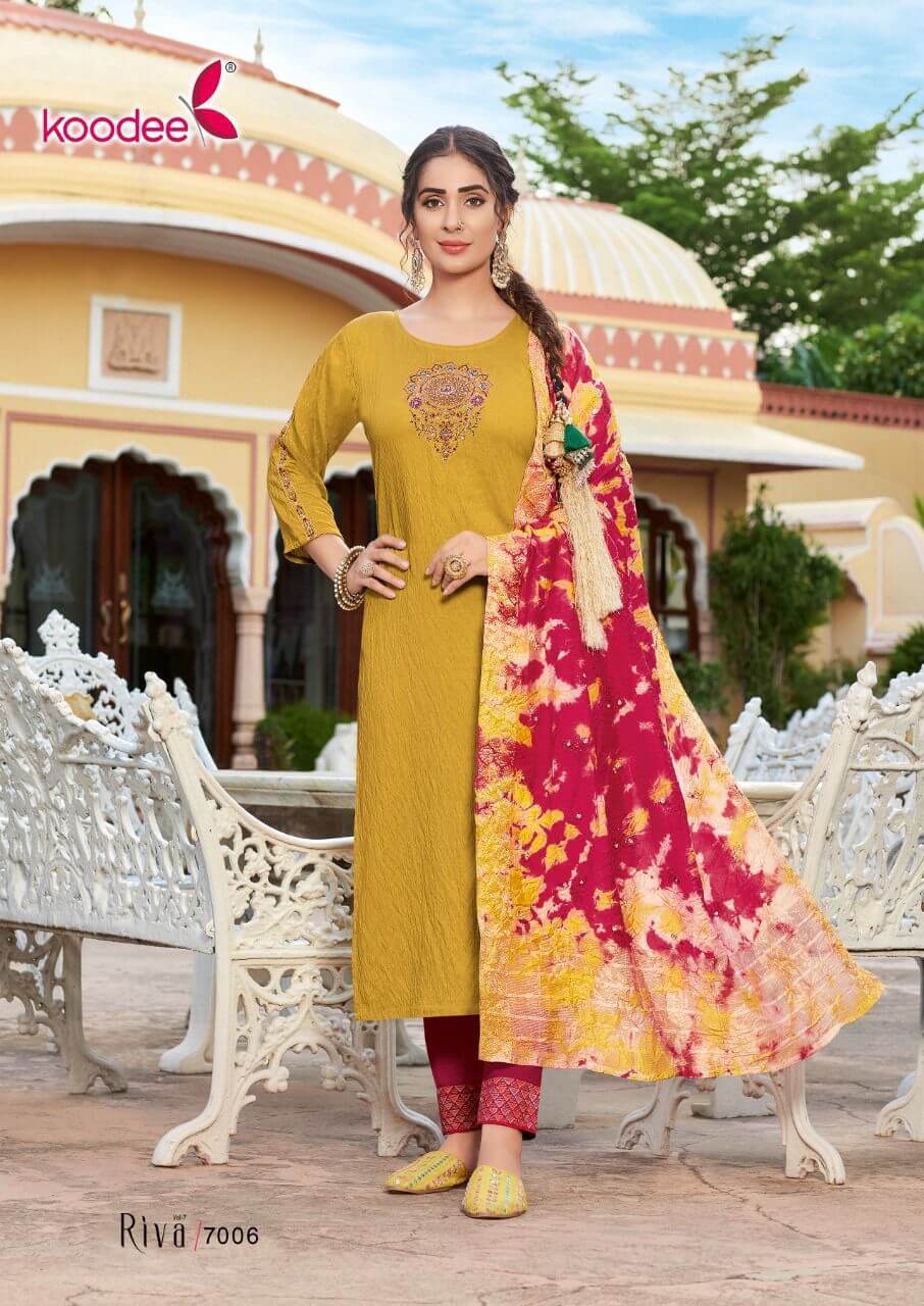 Koodee Riva vol 7 Embroidery Salwar Kameez Catalog collection 7