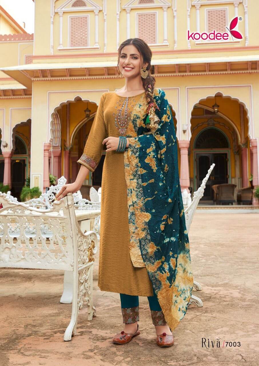 Koodee Riva vol 7 Embroidery Salwar Kameez Catalog collection 3