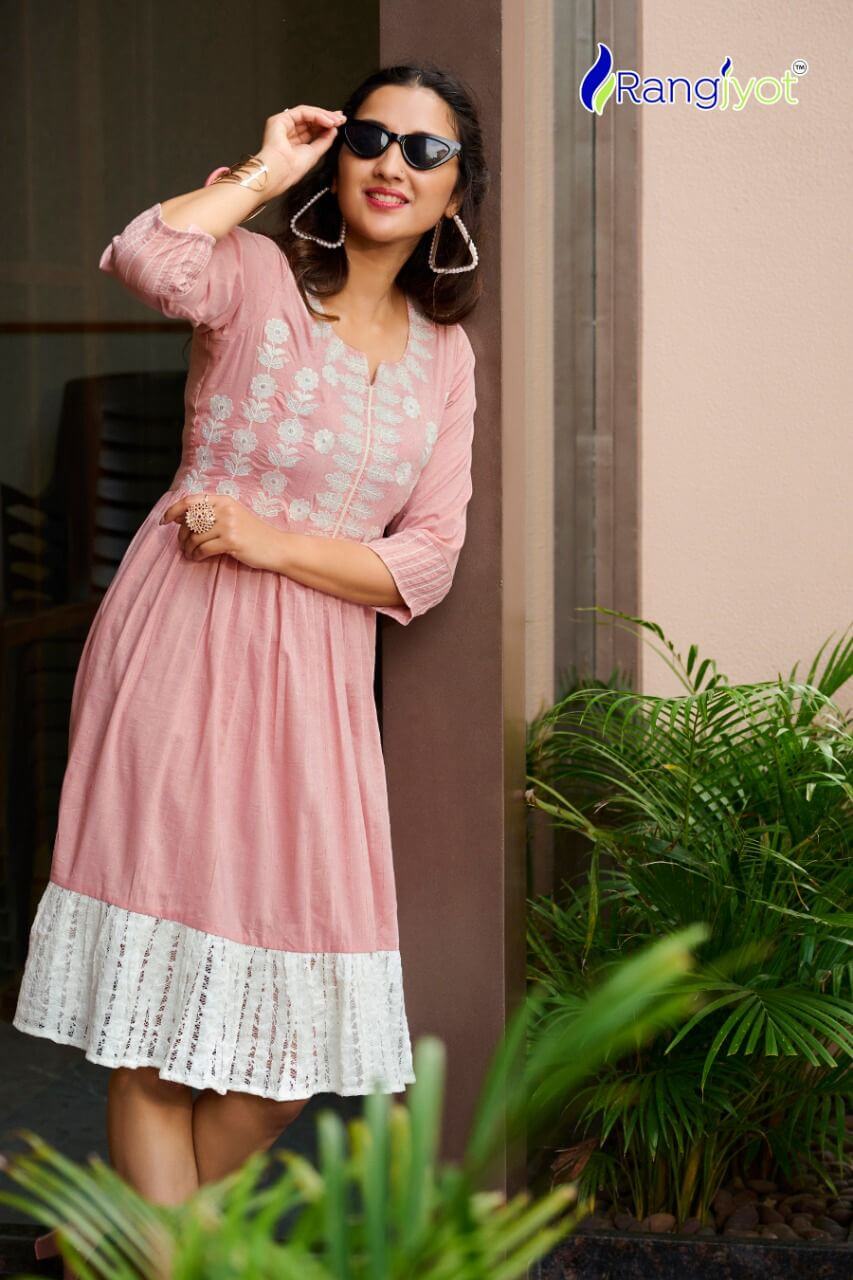 Rangjyot Unique vol 1 One Piece Dress Catalog collection 10