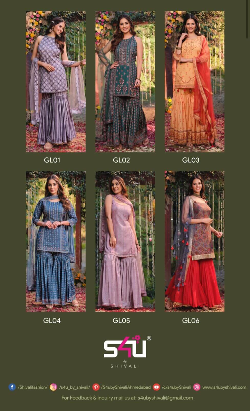 S4u Afreen Designer Wedding Party Salwar Suits Catalog collection 7