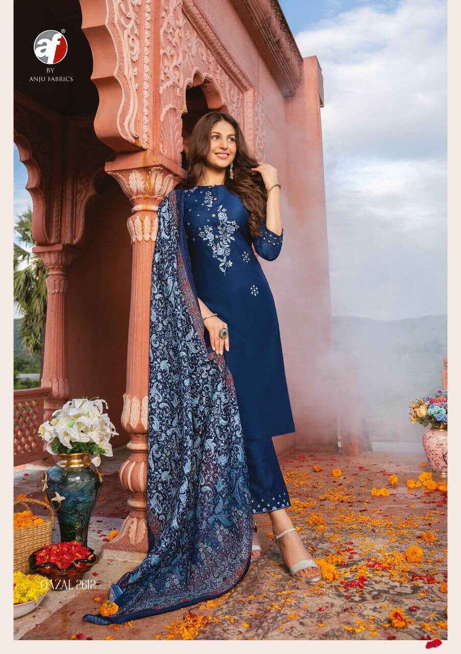 Af Gazal Embroidery Salwar Kameez collection 7