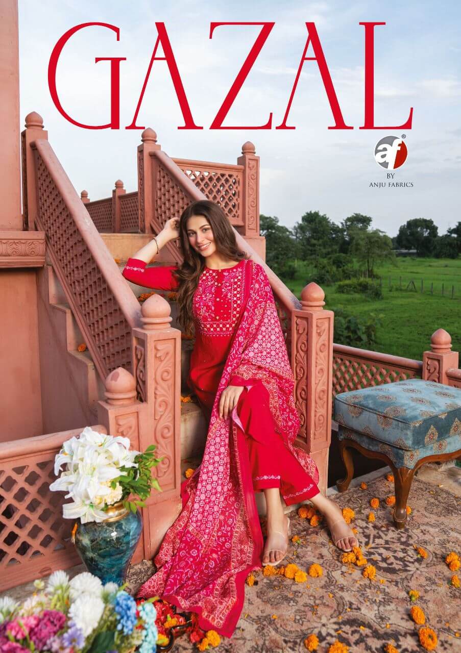 Af Gazal Embroidery Salwar Kameez collection 2