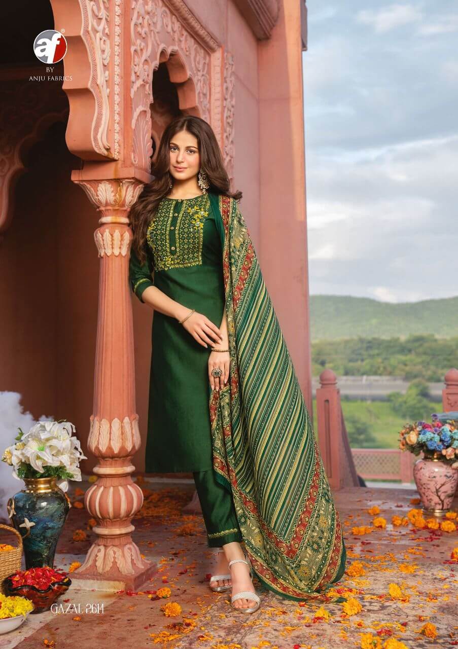 Af Gazal Embroidery Salwar Kameez collection 4