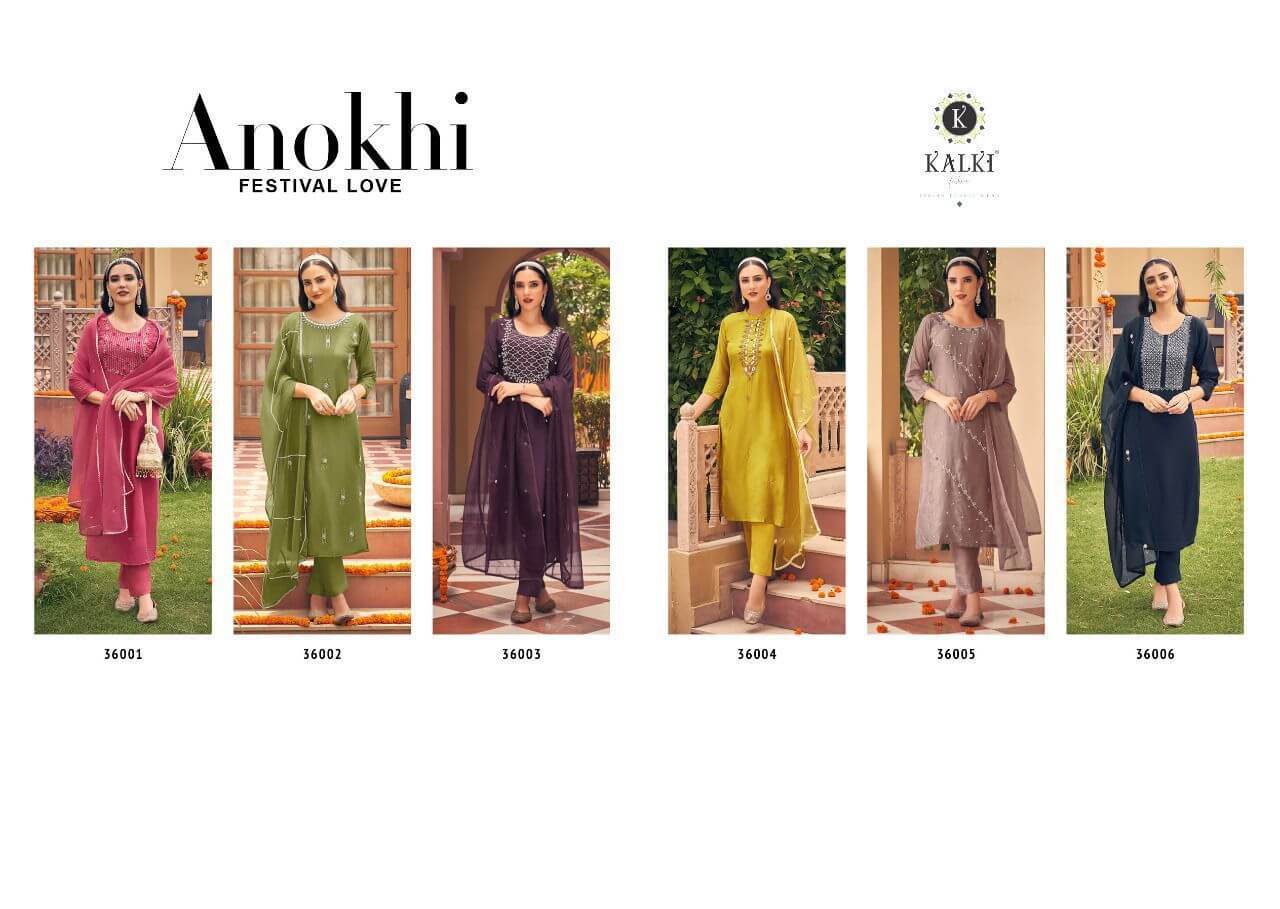 Kalki Anokhi Churidar Salwar Suits Catalog collection 3