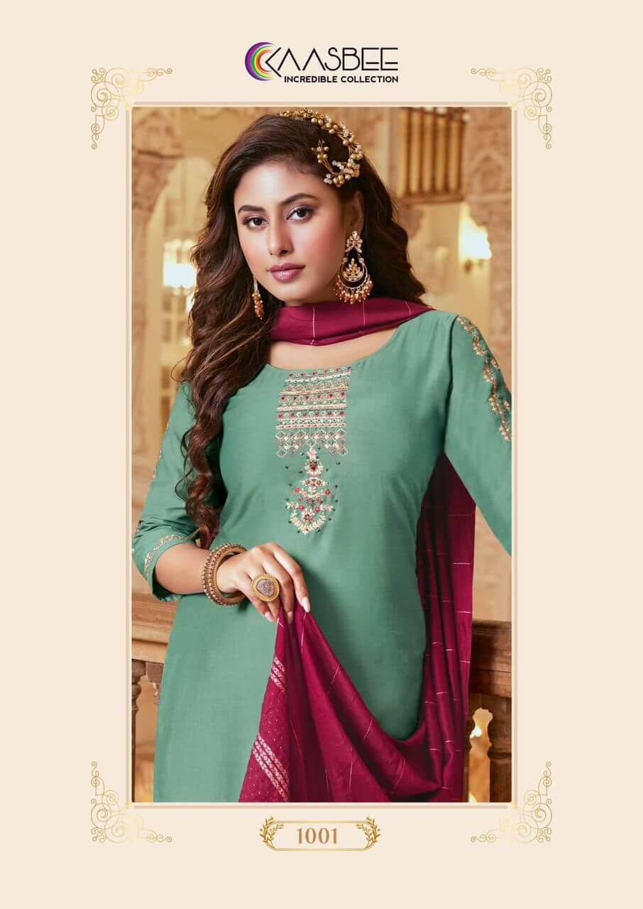 Kaasbee Saanvi vol 1 Embroidery Salwar Kameez collection 7