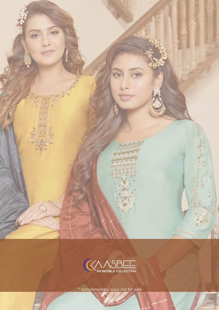 Kaasbee Saanvi vol 1 Embroidery Salwar Kameez collection 9