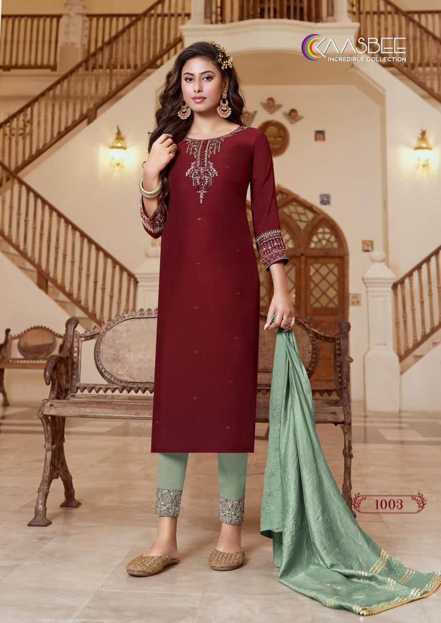 Kaasbee Saanvi vol 1 Embroidery Salwar Kameez collection 2