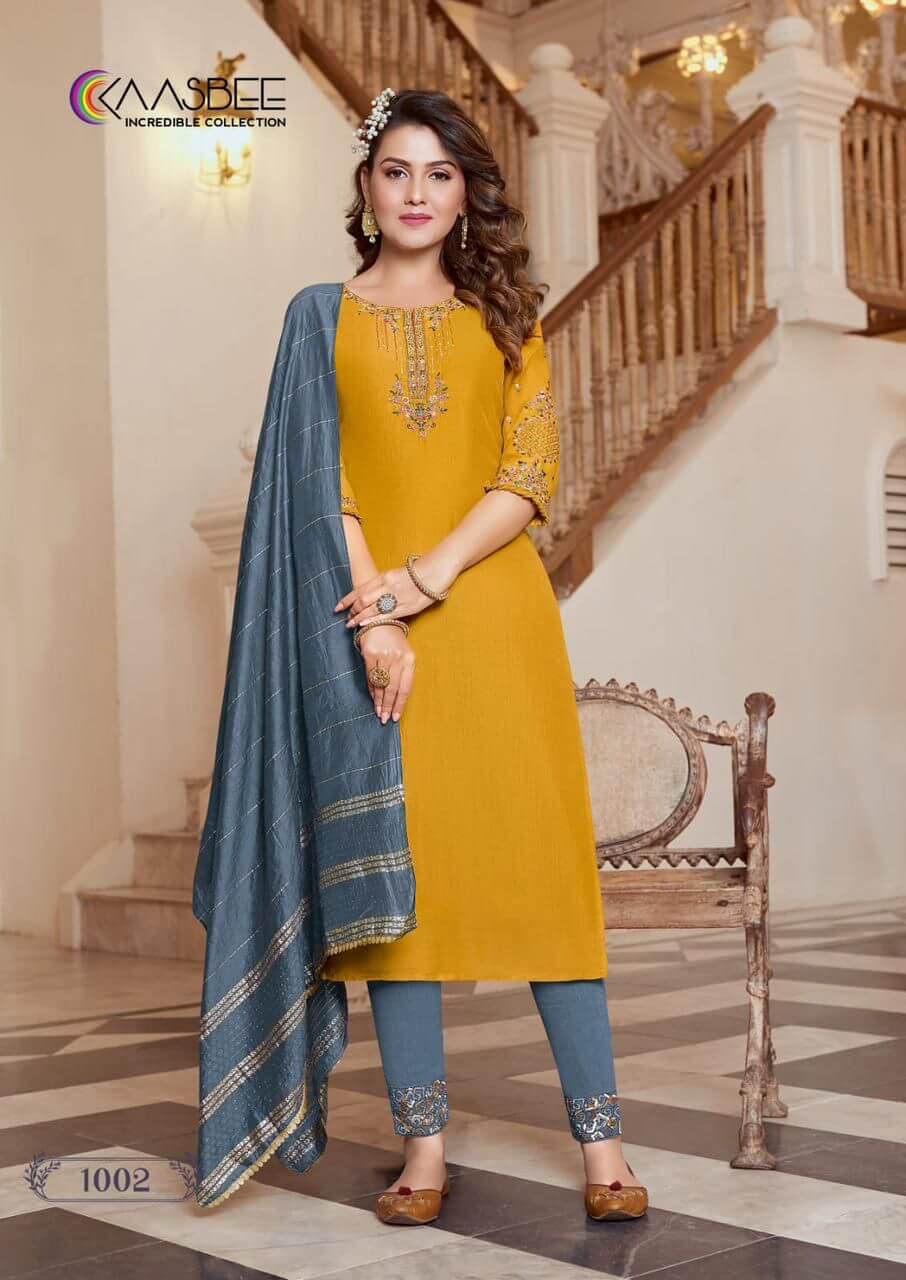 Kaasbee Saanvi vol 1 Embroidery Salwar Kameez collection 6