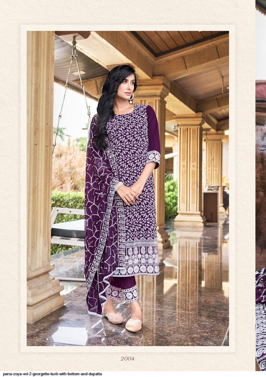 Parra Studio zoya vol 2 Pakistani Salwar Suits Catalog collection 6