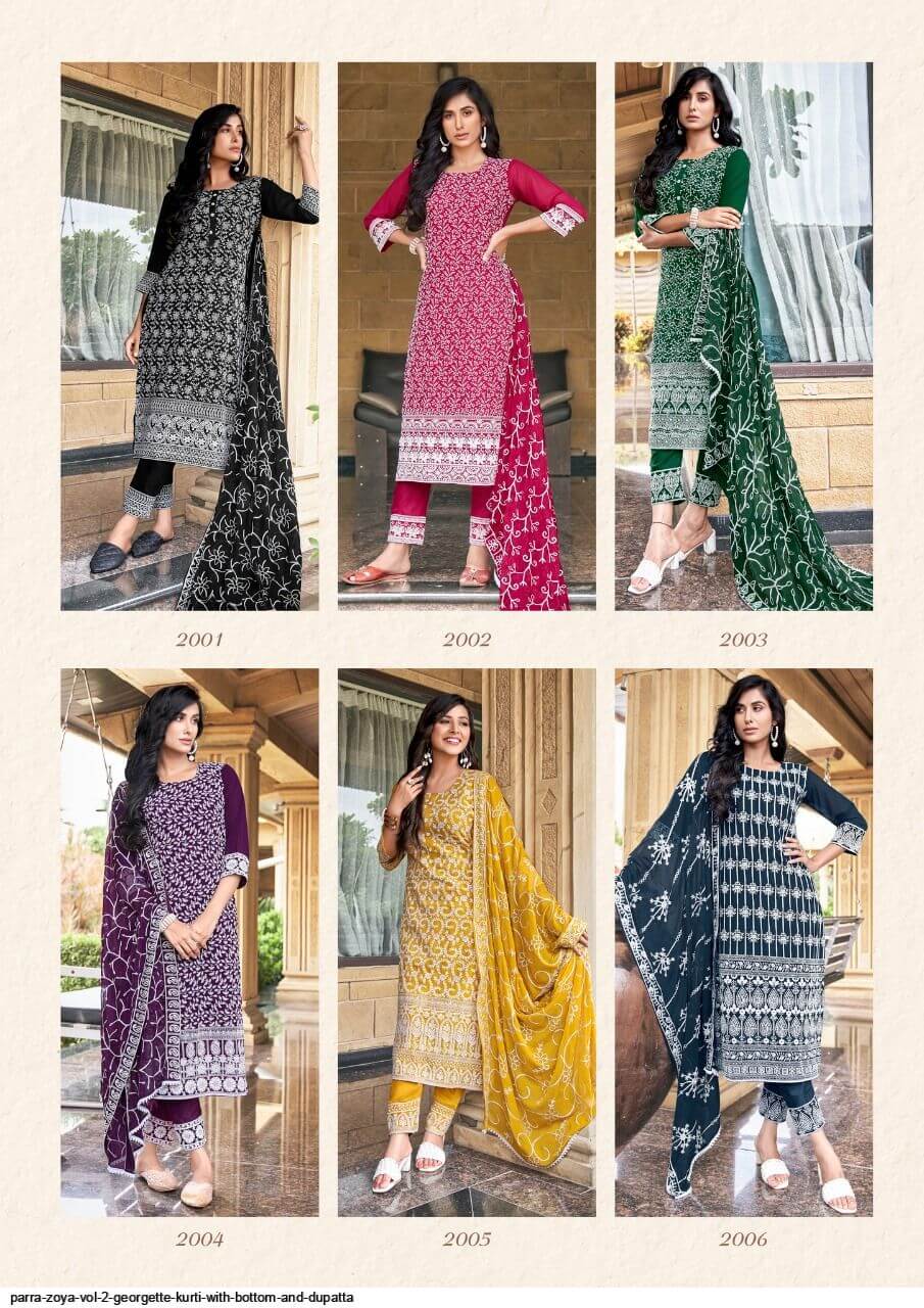 Parra Studio zoya vol 2 Pakistani Salwar Suits Catalog collection 4