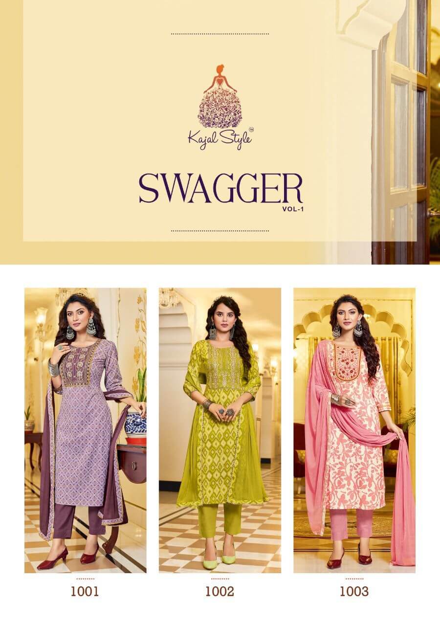 Kajal Style Swagger vol 1 Cotton Salwar Kameez Catalog collection 9