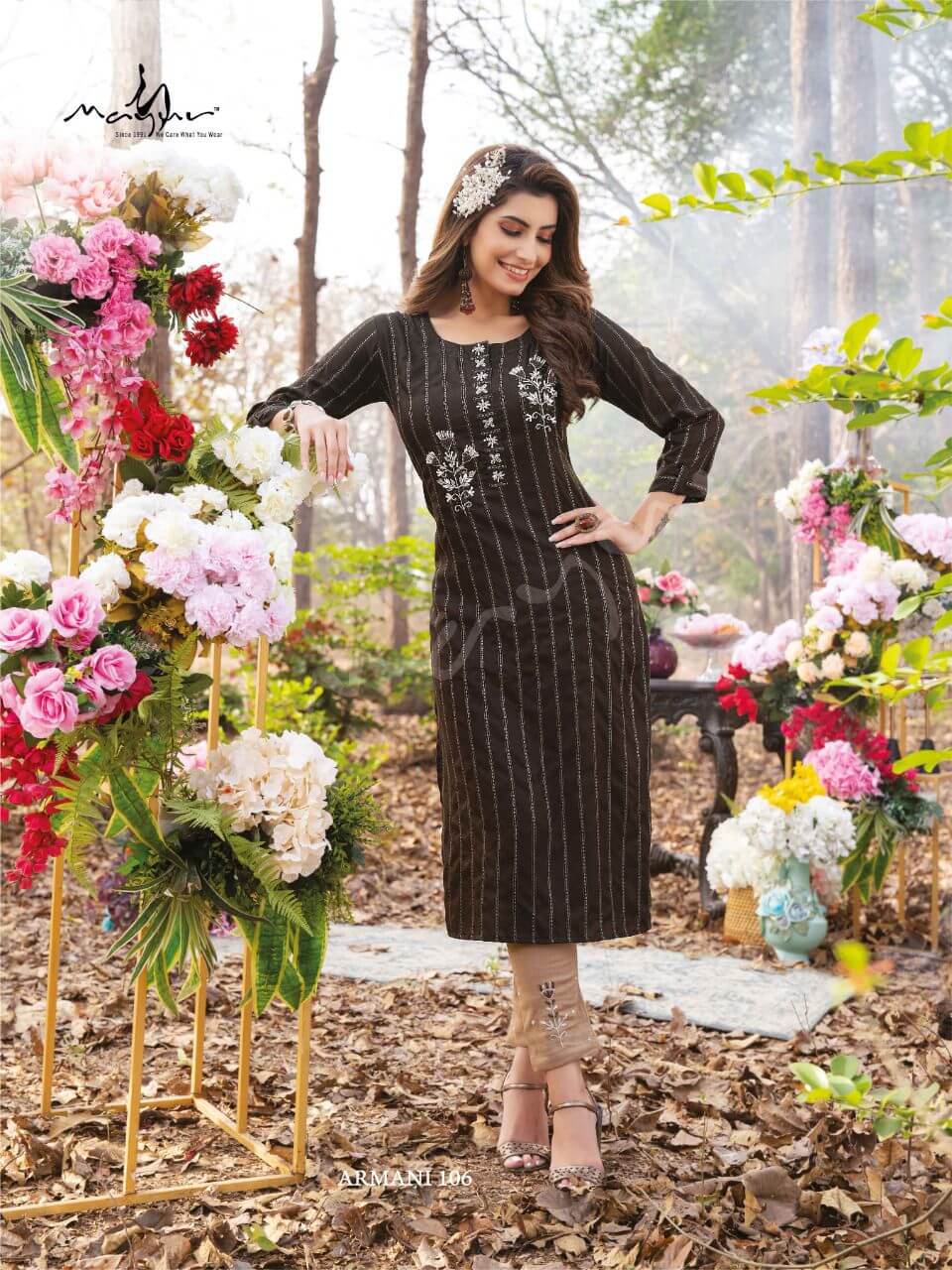 Mayur Armani Kurtis with Bottom Catalog collection 10