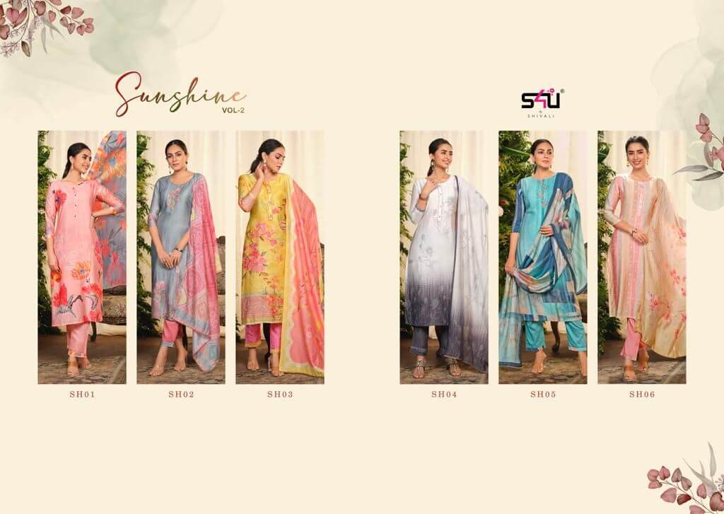 s4u Sunshine vol 2 Churidar Salwar Suits Catalog collection 6