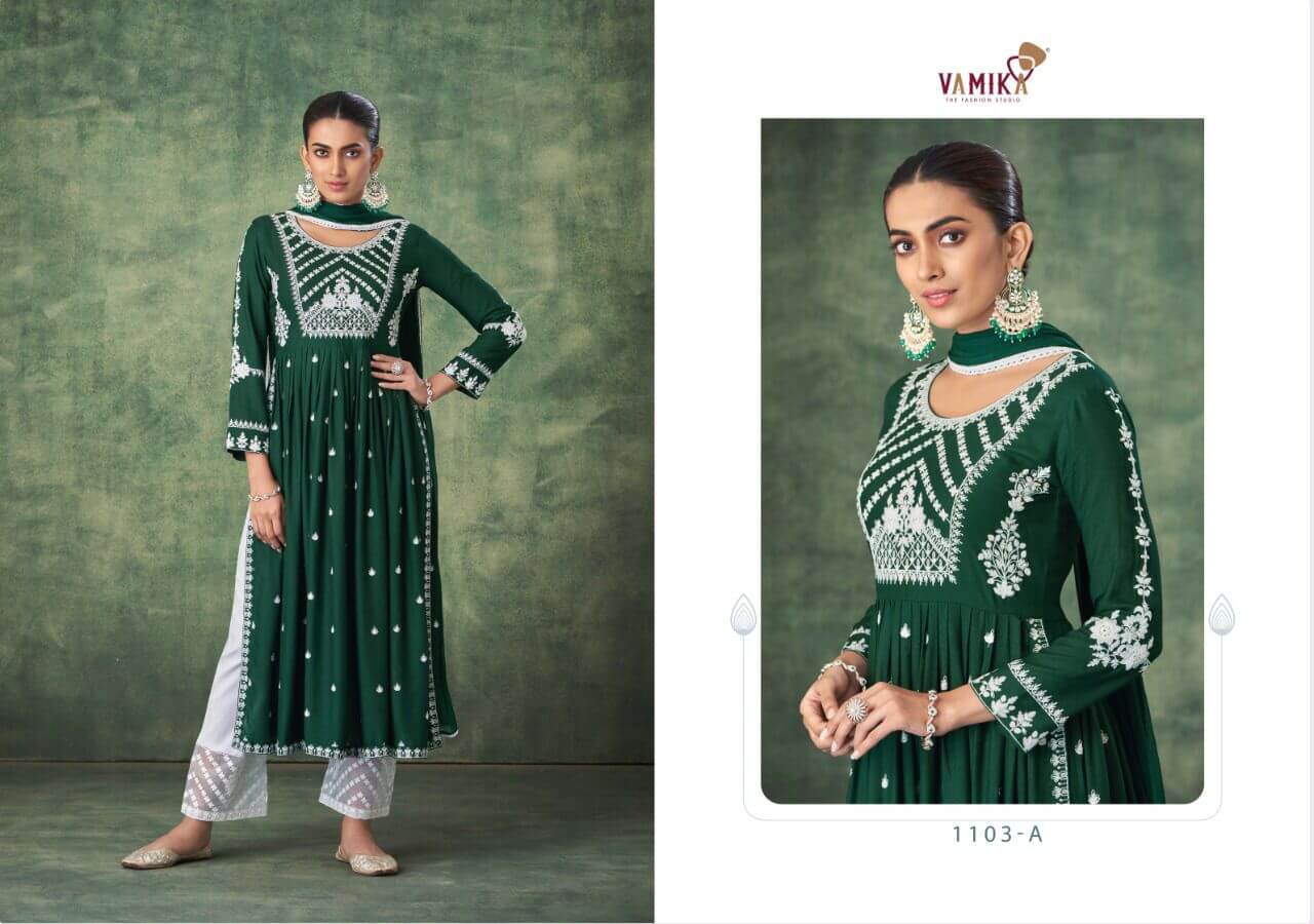 Vamika Nx Aadhira Designer Wedding Party Salwar Suits Catalog collection 2