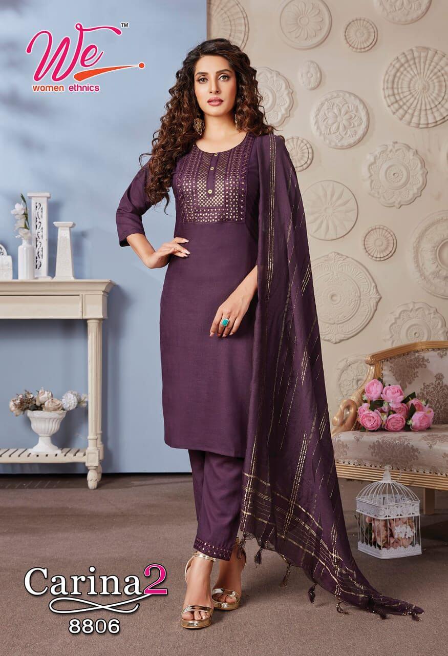 We Carina vol 2 Embroidery Salwar Kameez collection 7