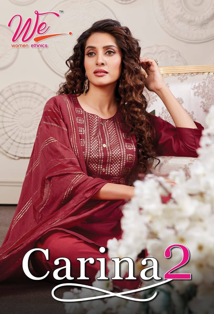 We Carina vol 2 Embroidery Salwar Kameez collection 1