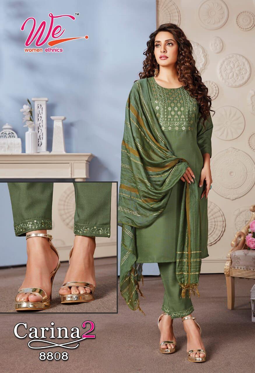 We Carina vol 2 Embroidery Salwar Kameez collection 5