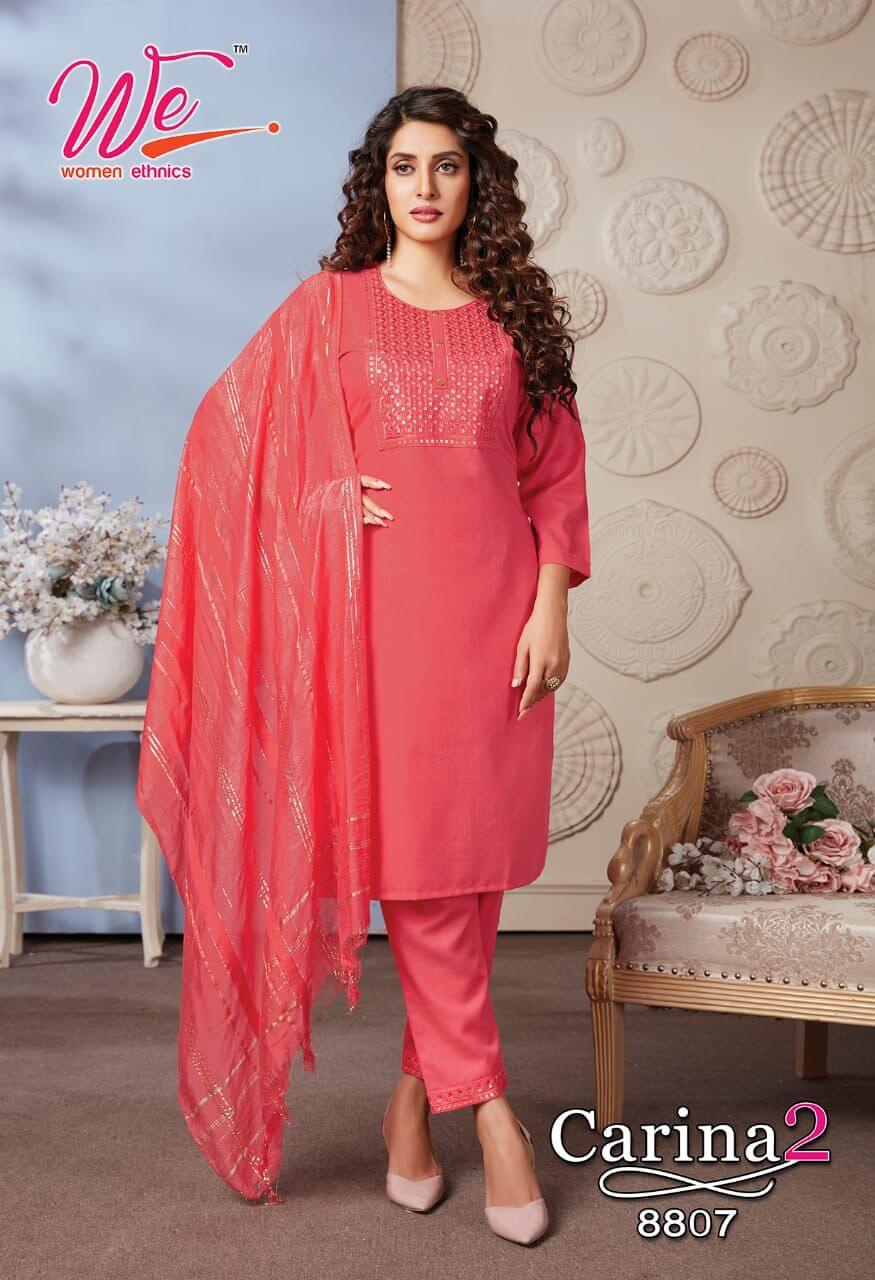 We Carina vol 2 Embroidery Salwar Kameez collection 4