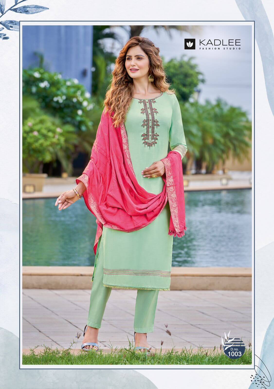 Kadlee Glamour Embroidery Salwar Kameez collection 6