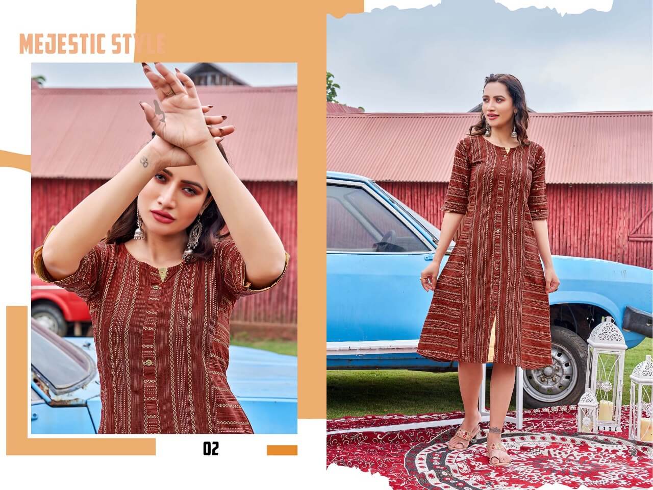 Kinti Smita A Line Kurti Catalog collection 2