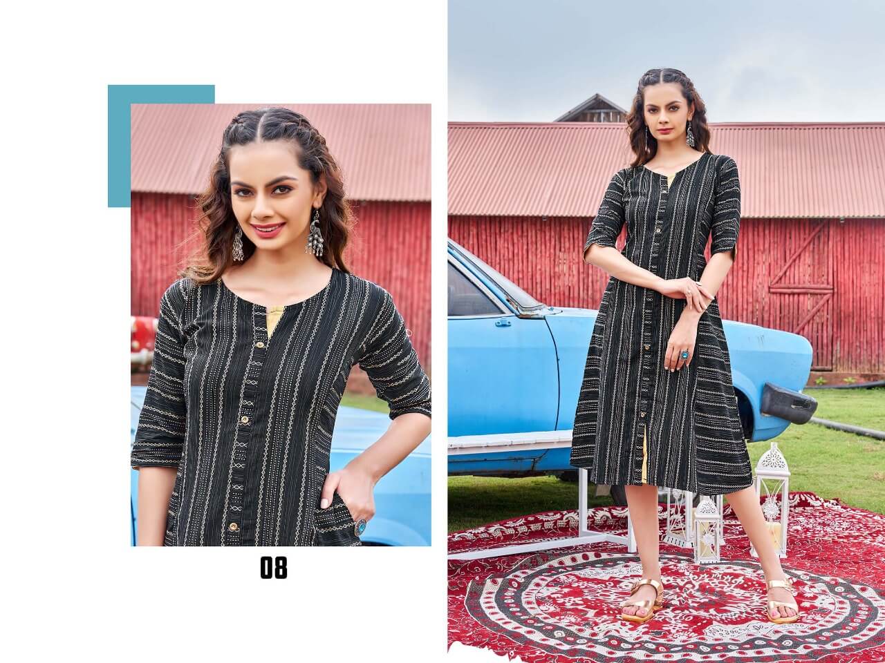 Kinti Smita A Line Kurti Catalog collection 4