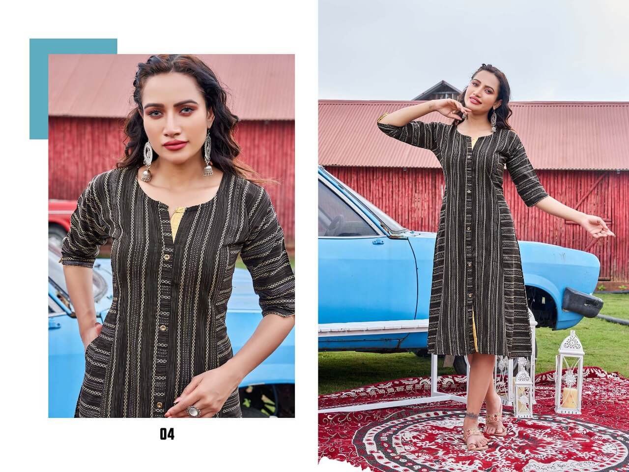 Kinti Smita A Line Kurti Catalog collection 8