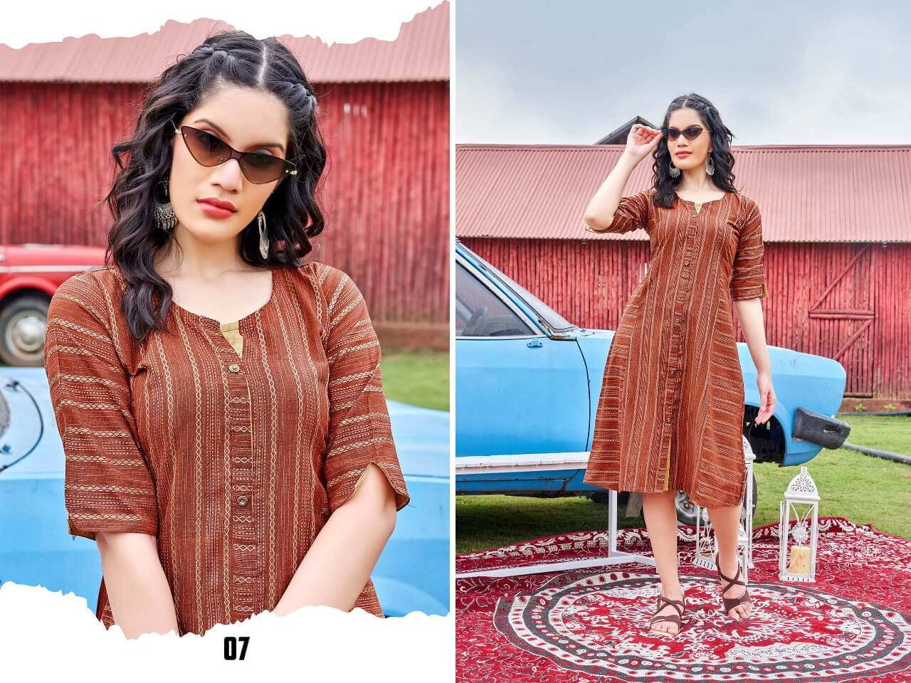 Kinti Smita A Line Kurti Catalog collection 7