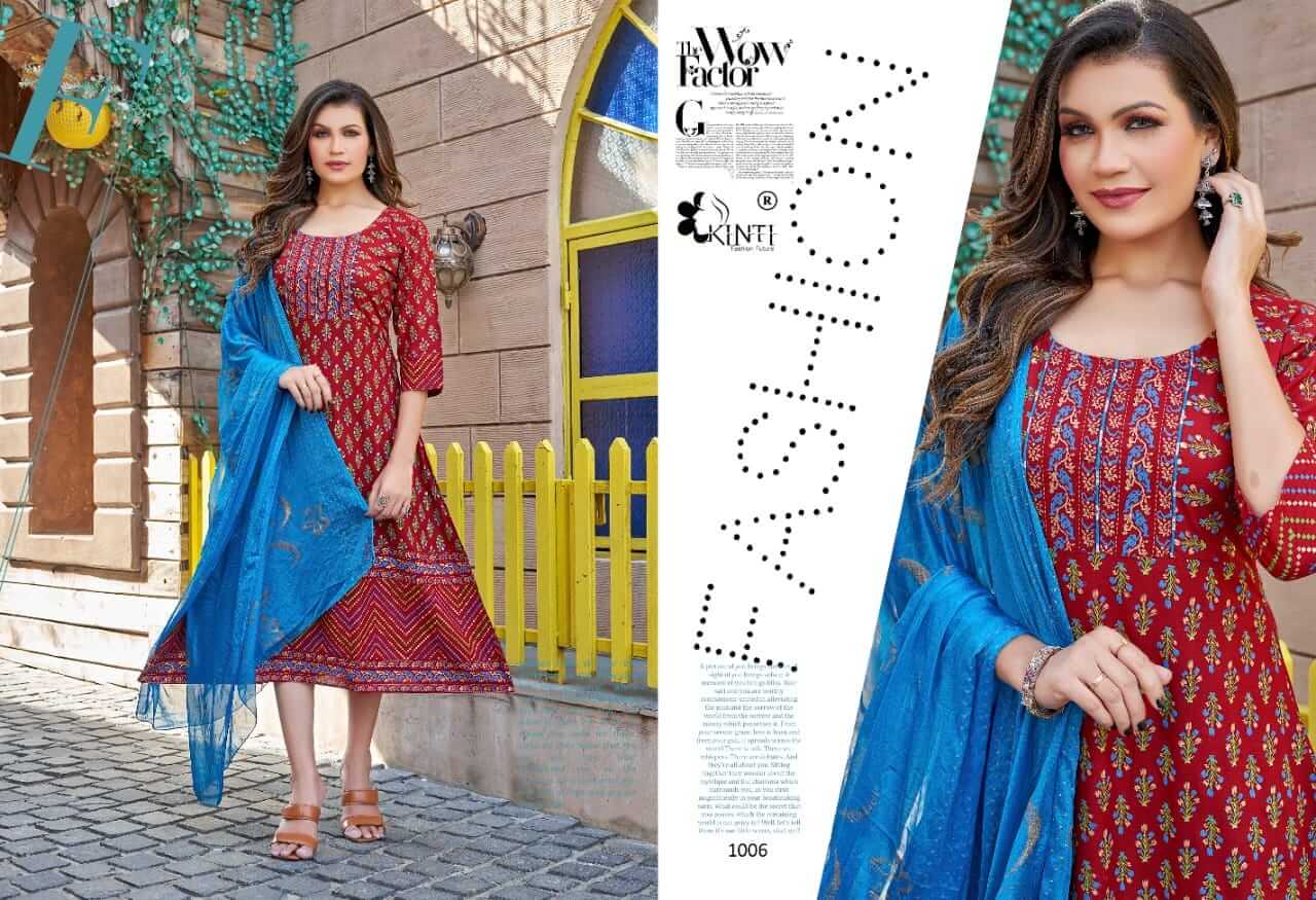 Kinti Heena Kurti with Dupatta Catalog collection 5