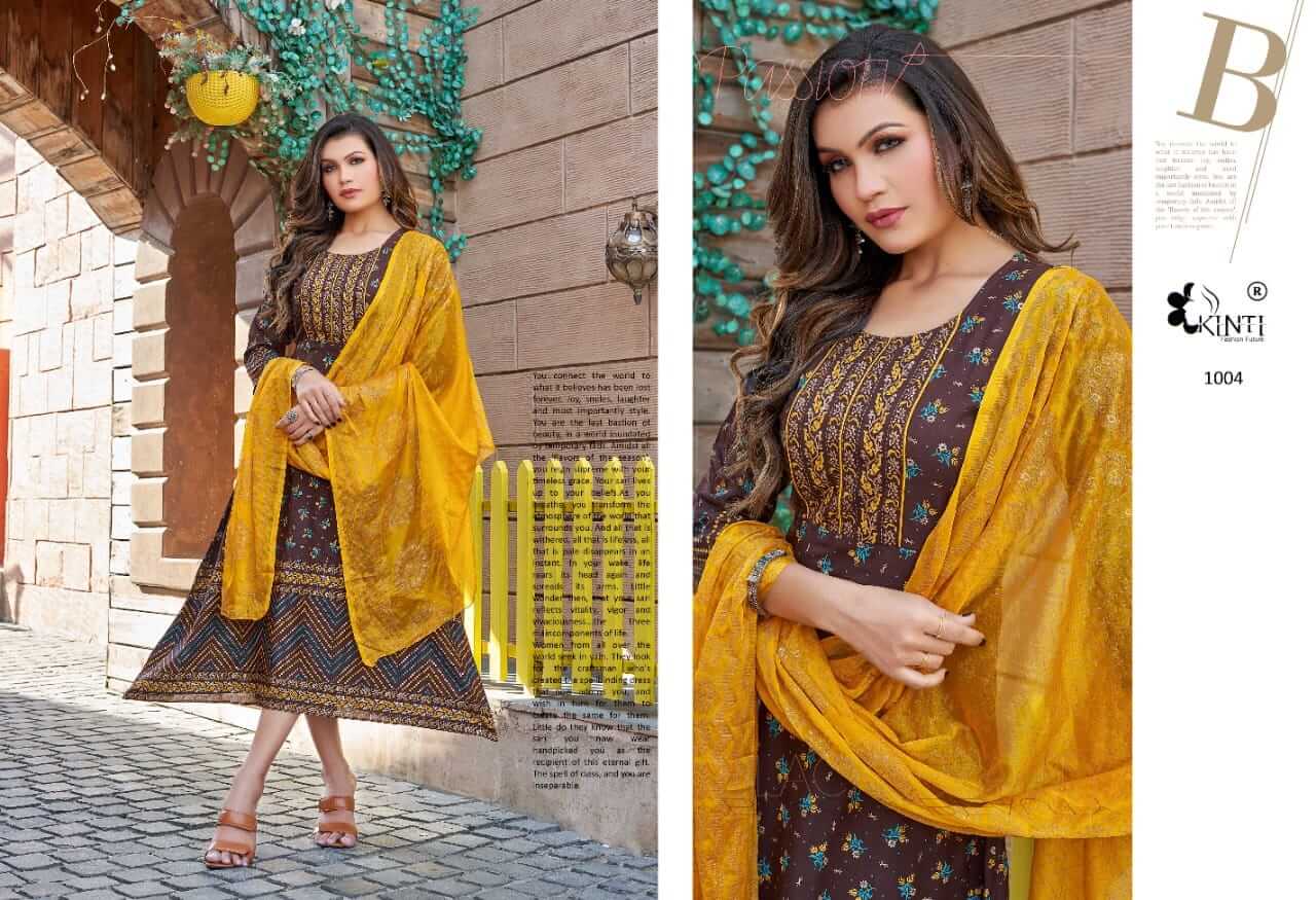 Kinti Heena Kurti with Dupatta Catalog collection 7