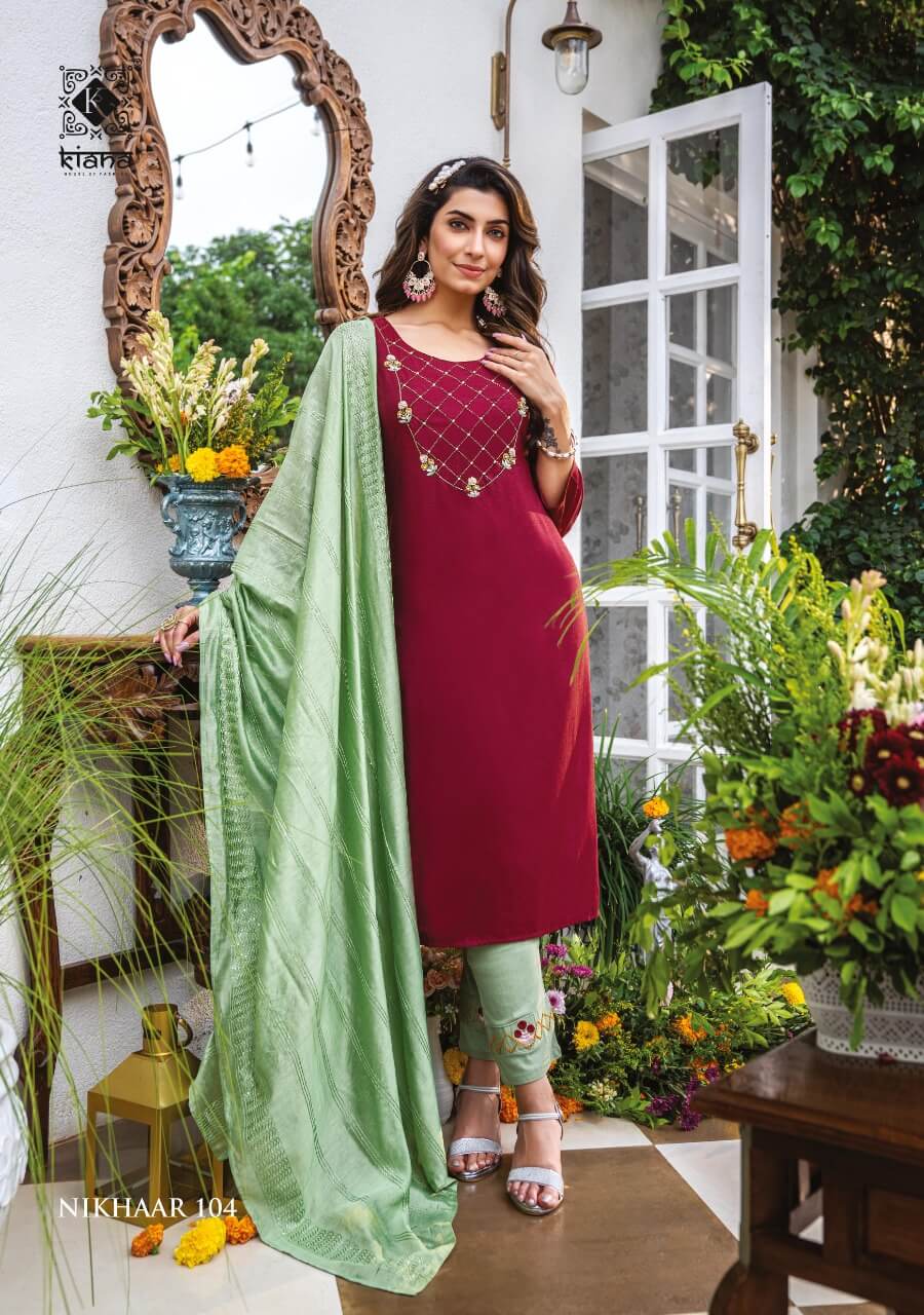 Kiana Nikhaar Embroidery Salwar Kameez collection 5