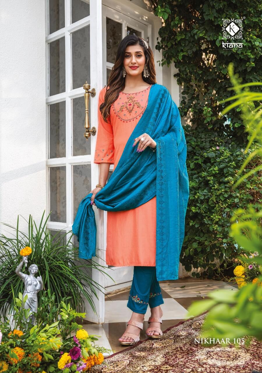 Kiana Nikhaar Embroidery Salwar Kameez collection 4