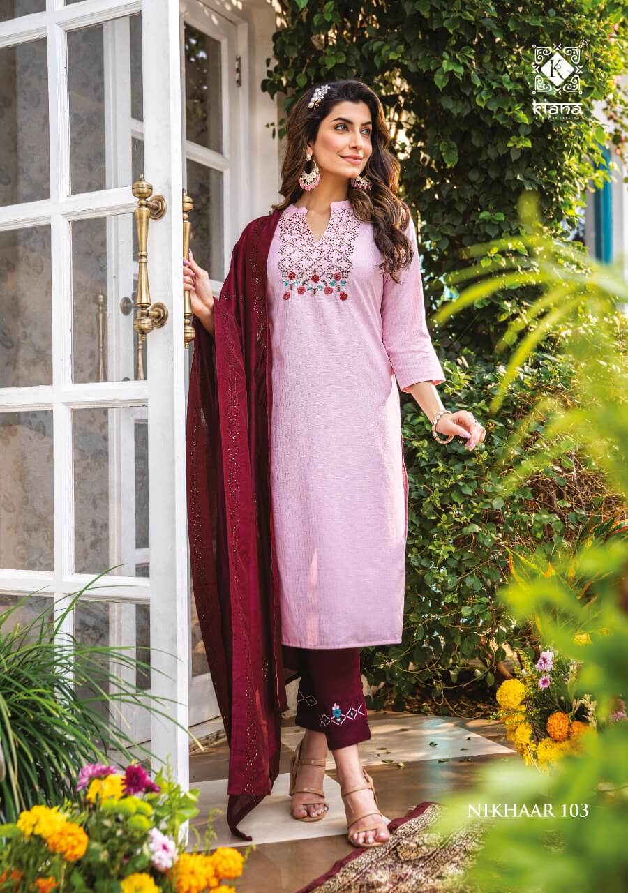 Kiana Nikhaar Embroidery Salwar Kameez collection 6