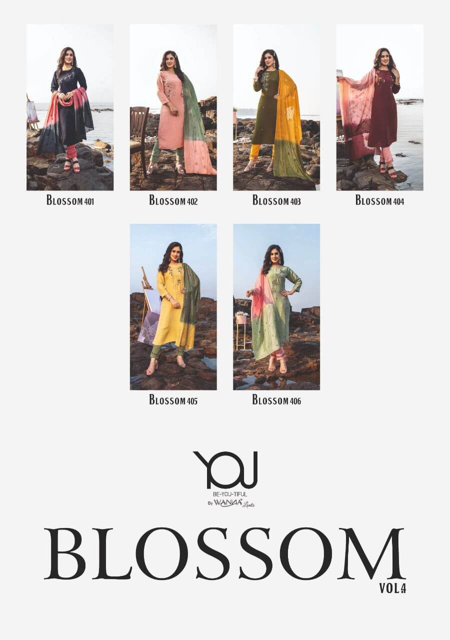 Wanna Blossom vol 4 Churidar Salwar Suits Catalog collection 4