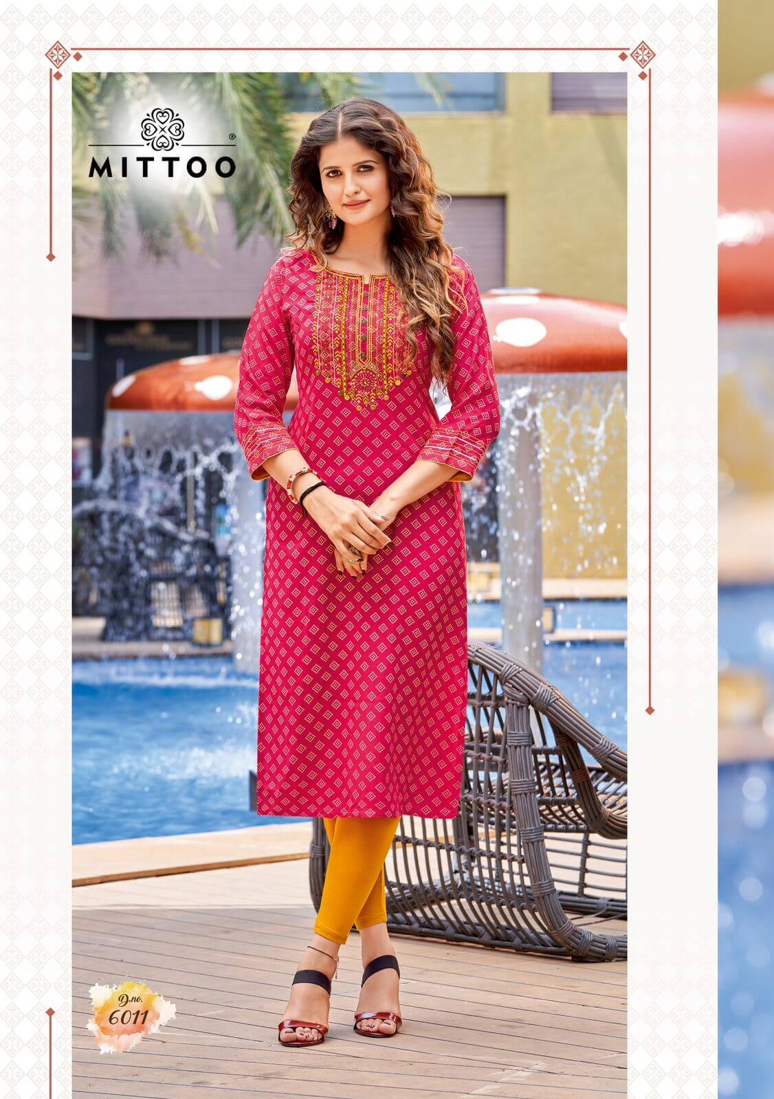 Mittoo Bandhan vol 2 Rayon Kurti Catalog collection 5