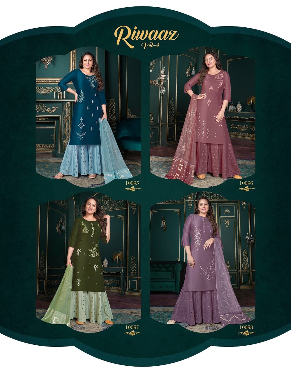 Lily and Lali Riwaaz vol 3 Embroidery Salwar Kameez Catalog collection 11