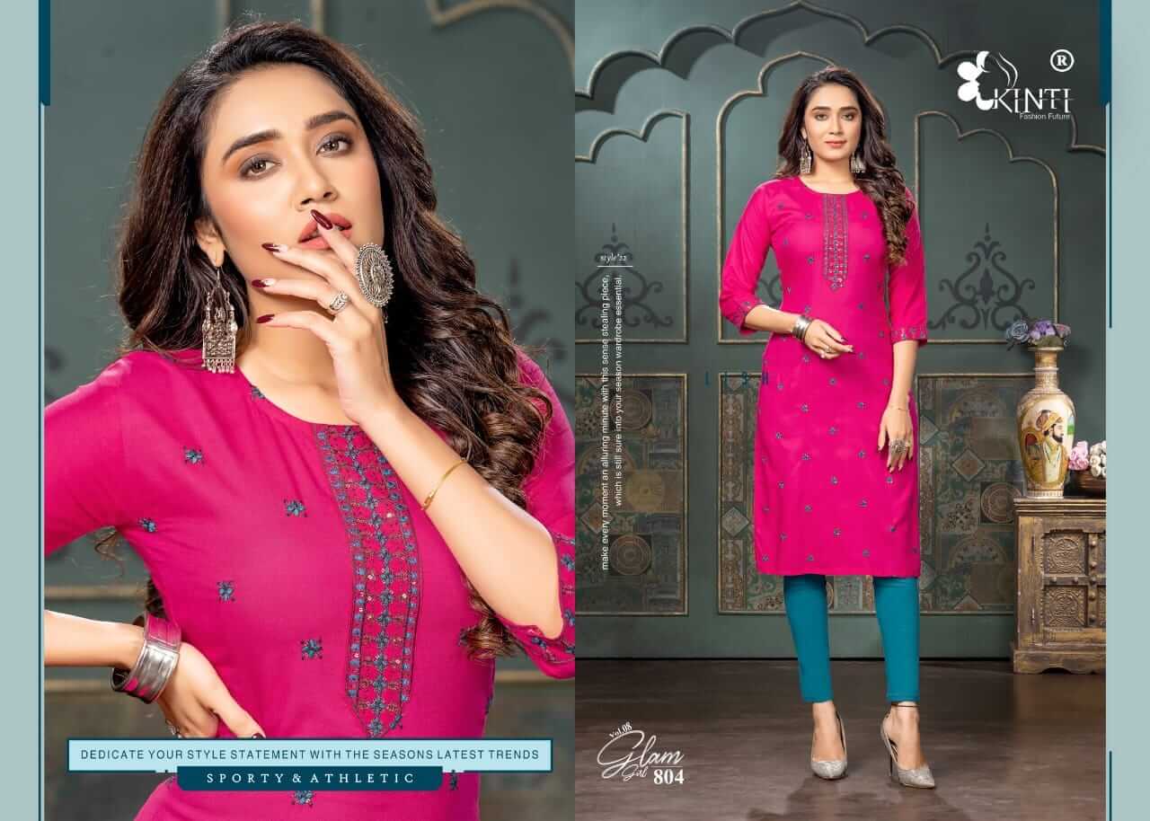Kinti Glam Girl vol 8 Rayon Kurti Catalog collection 6