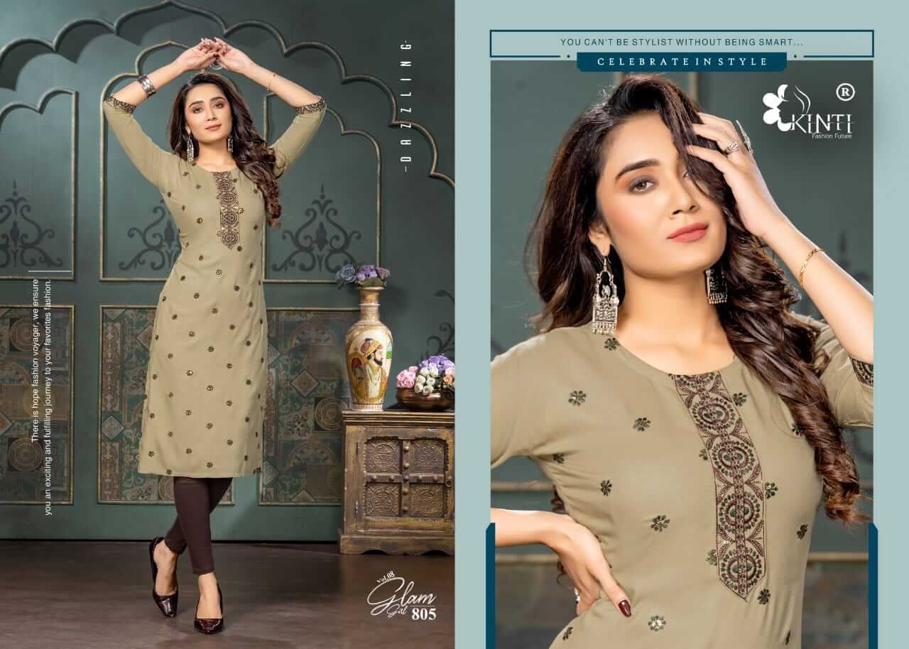 Kinti Glam Girl vol 8 Rayon Kurti Catalog collection 9