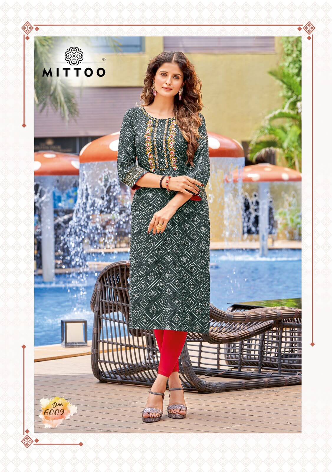 Mittoo Bandhan vol 2 Rayon Kurti Catalog collection 9