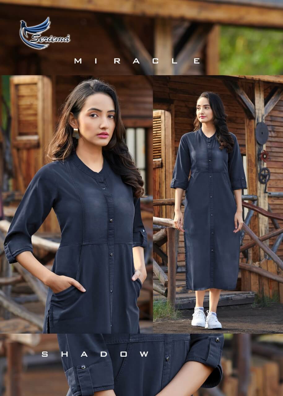 Seriema Kumb Capture vol 2 Denim Kurti Catalog collection 5