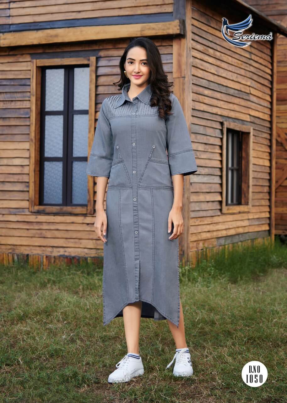 Seriema Kumb Capture vol 2 Denim Kurti Catalog collection 6