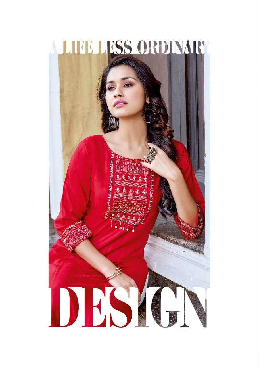 Kadlee Pankh vol 7 Nx Kurtis with bottom Catalog collection 5