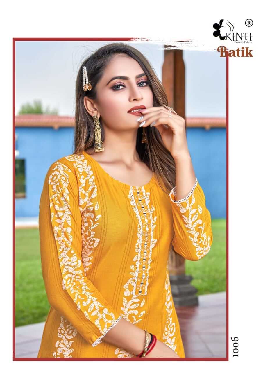 Kinti Batik Rayon Kurti Catalog collection 10