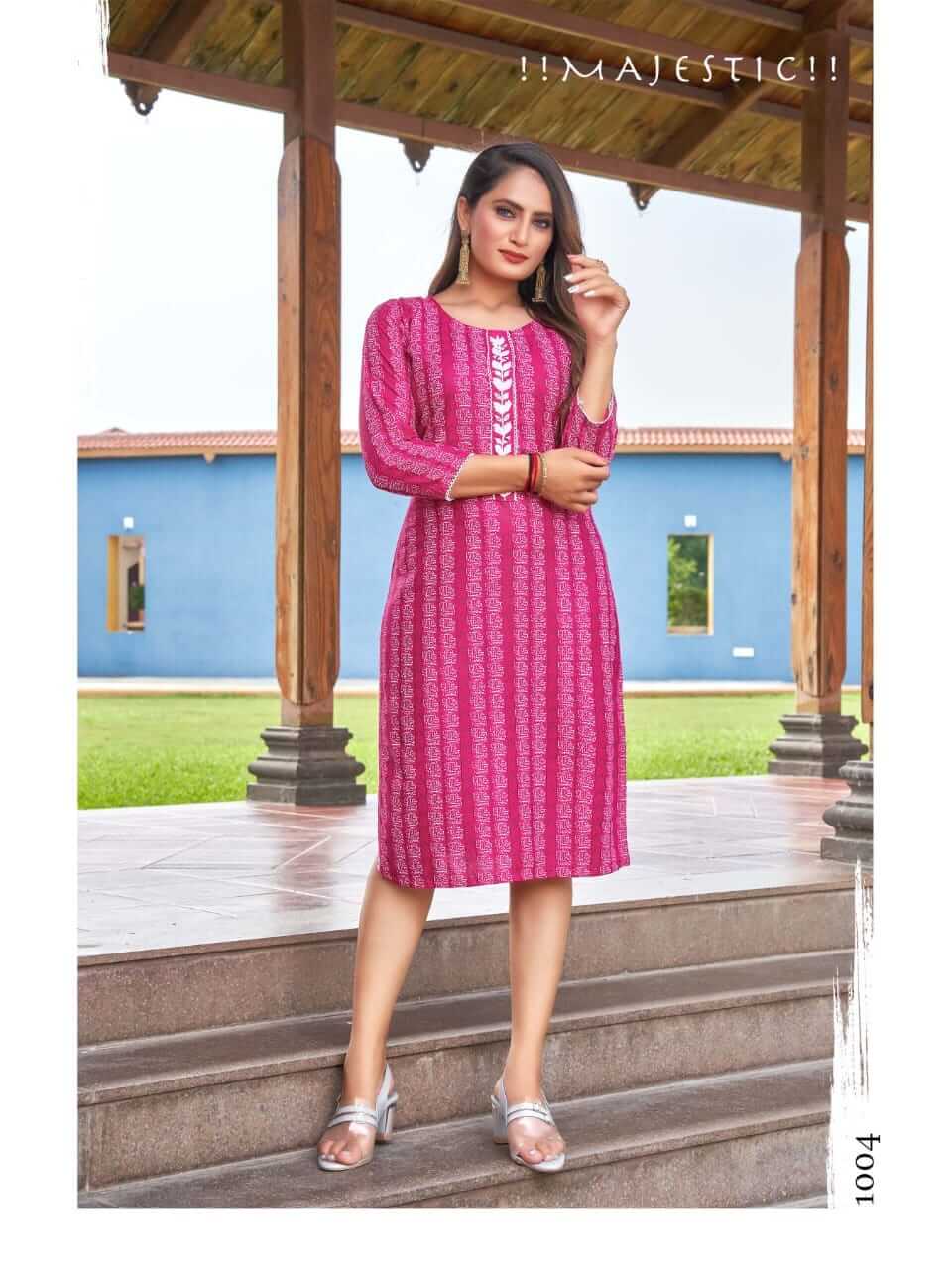 Kinti Batik Rayon Kurti Catalog collection 9