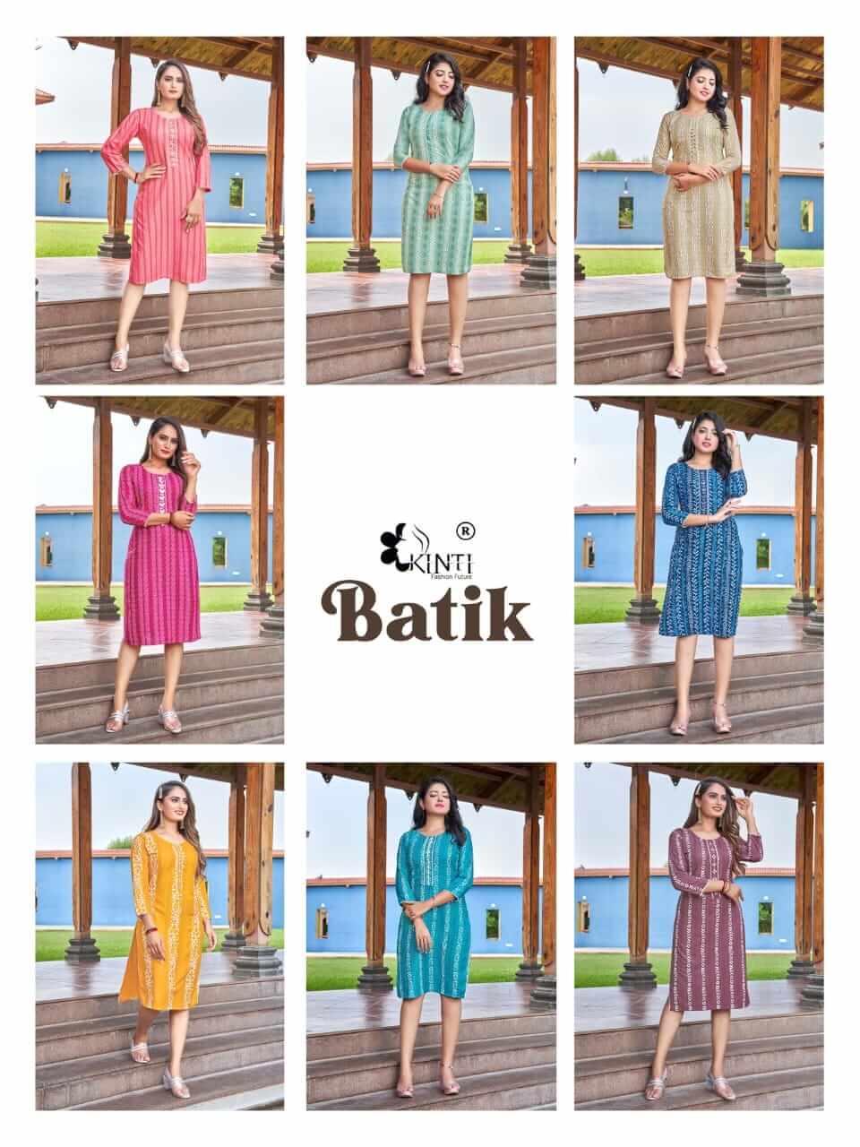 Kinti Batik Rayon Kurti Catalog collection 3