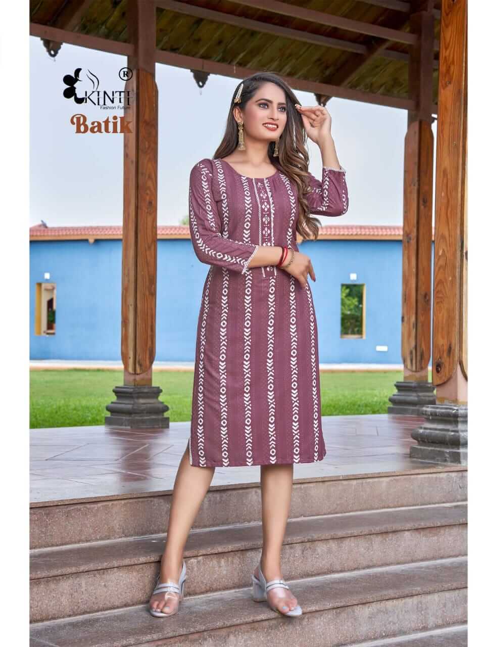 Kinti Batik Rayon Kurti Catalog collection 1