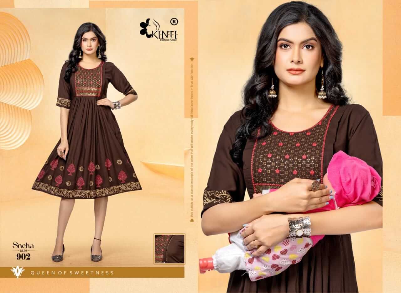 Kinti Sneha vol 8 A Line Kurti Catalog collection 8