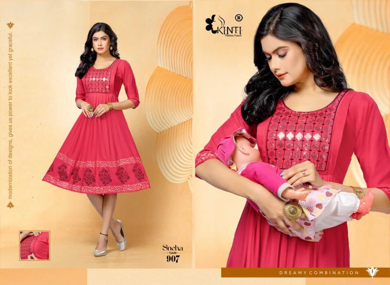 Kinti Sneha vol 8 A Line Kurti Catalog collection 2