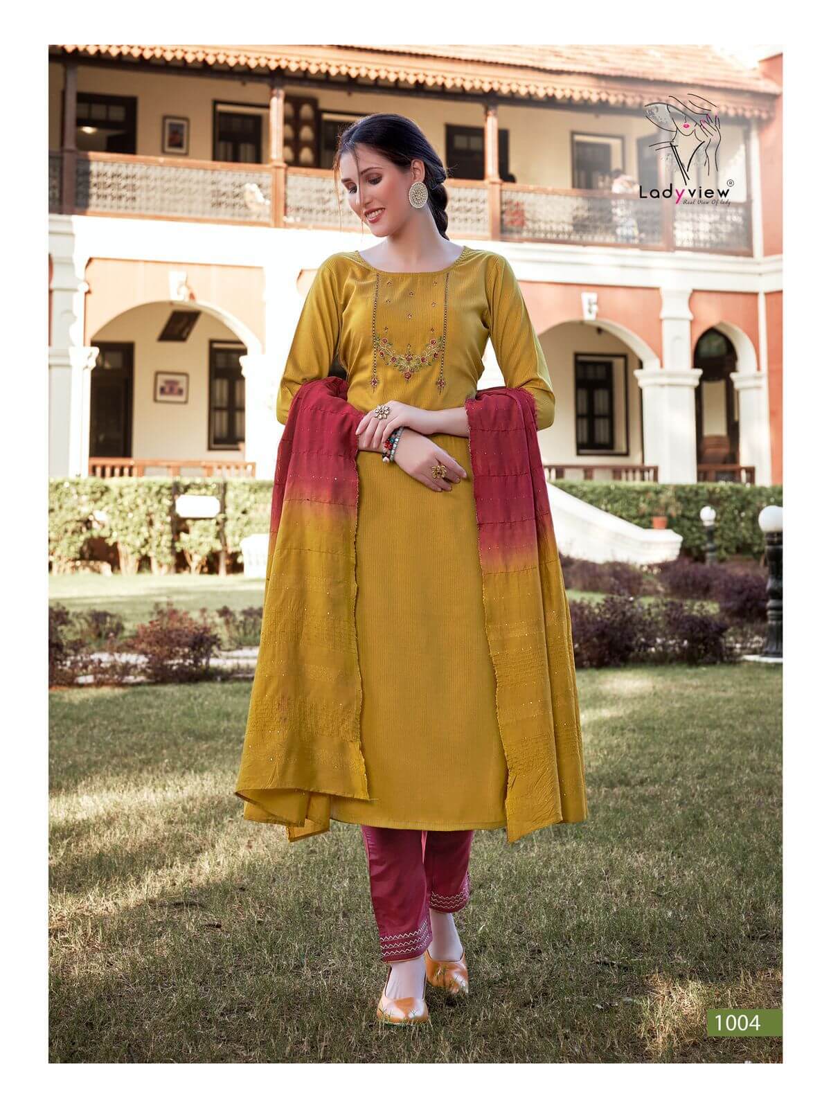 Ladyview Geet Embroidery Salwar Kameez Catalog collection 7